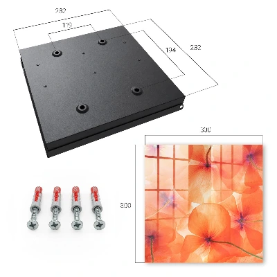 Key box for wall Floral ecstasy