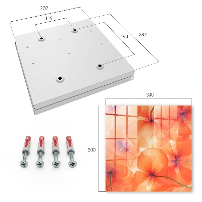 Key box for wall Floral ecstasy