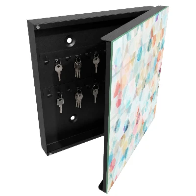 Wall mounted key box Geometric patterns