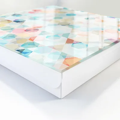 Wall mounted key box Geometric patterns
