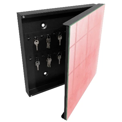 Key cabinet Pink background