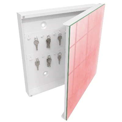 Key cabinet Pink background