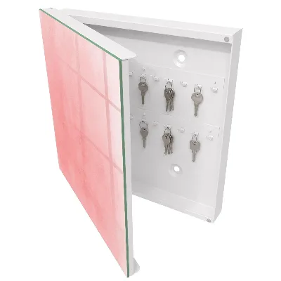 Key cabinet Pink background