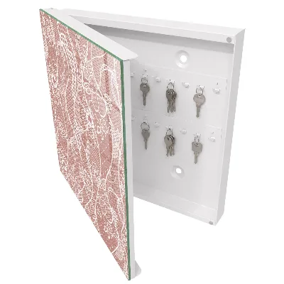 Key box for wall Elegant lace