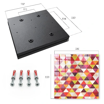Key box for wall Colorful patterns