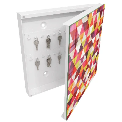 Key box for wall Colorful patterns