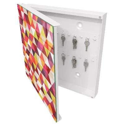 Key box for wall Colorful patterns