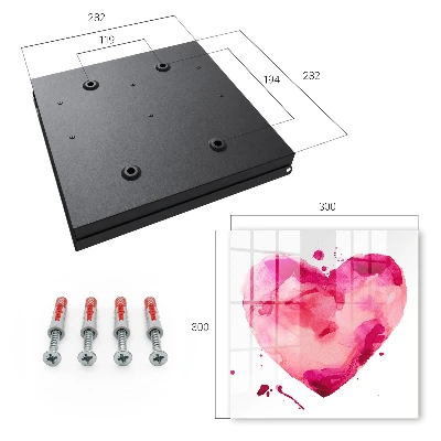 Key cabinet Heart of love