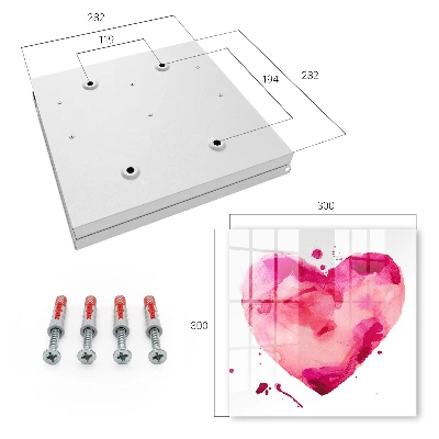 Key cabinet Heart of love