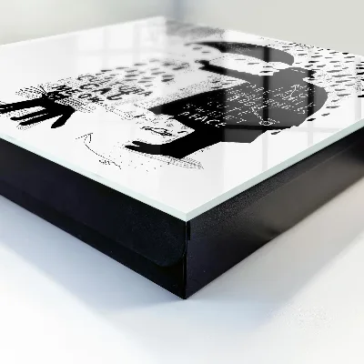 Key box for wall Black silhouette