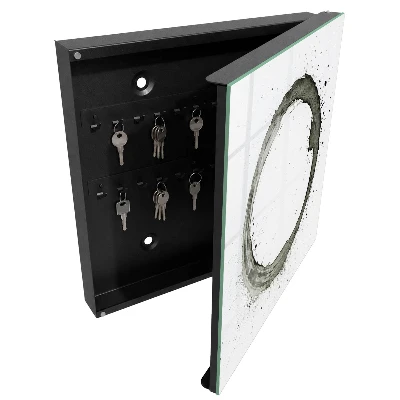 Wall mounted key box Zen circle