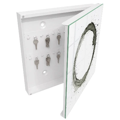 Wall mounted key box Zen circle