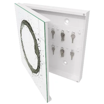 Wall mounted key box Zen circle