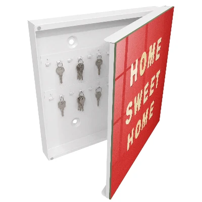 Key cabinet HOME SWEET HOME sign