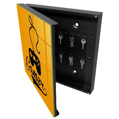 Wall mounted key box Gamepad and GAMER sign