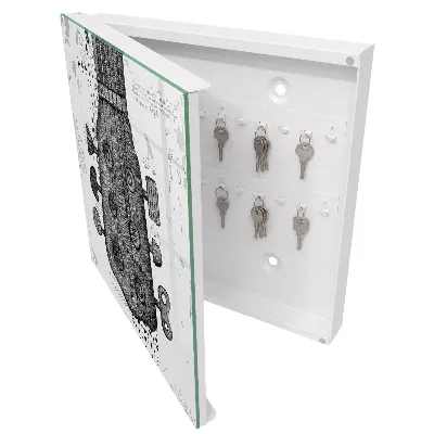 Key box for wall Guitar illustration