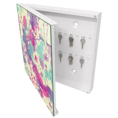 Key cabinet Colorful chaos