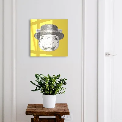 Key box for wall Happy pig