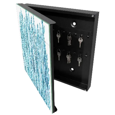 Wall mounted key box Leafy elegance