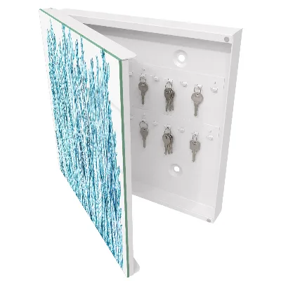Wall mounted key box Leafy elegance