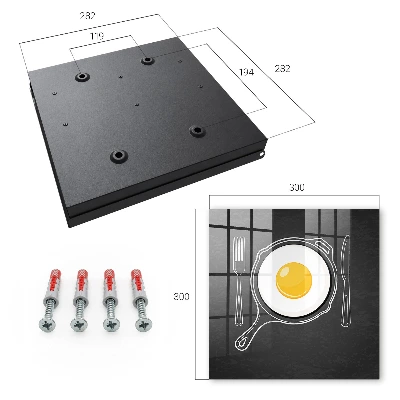 Key cabinet Fried egg