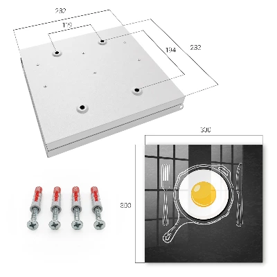Key cabinet Fried egg