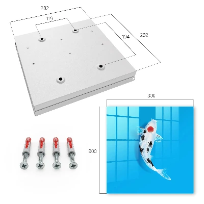 Key box for wall Koi fish
