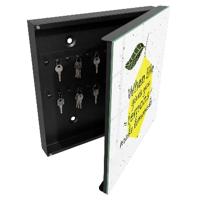 Wall mounted key box Lemon motif