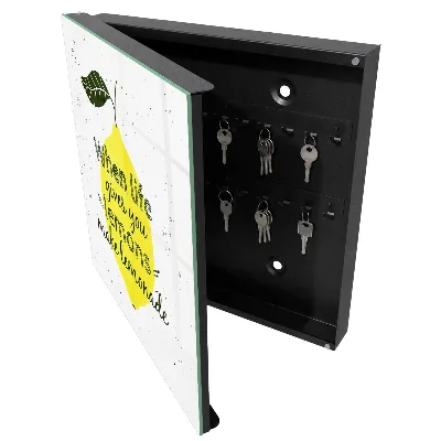 Wall mounted key box Lemon motif
