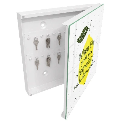 Wall mounted key box Lemon motif