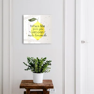 Wall mounted key box Lemon motif