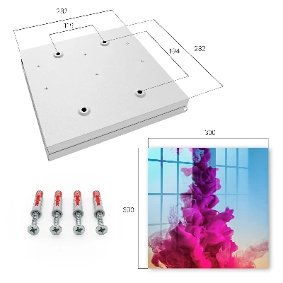 Key box for wall Colorful dynamism