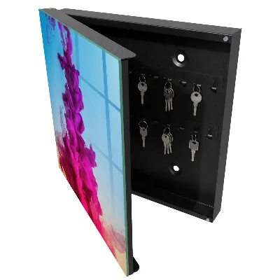 Key box for wall Colorful dynamism