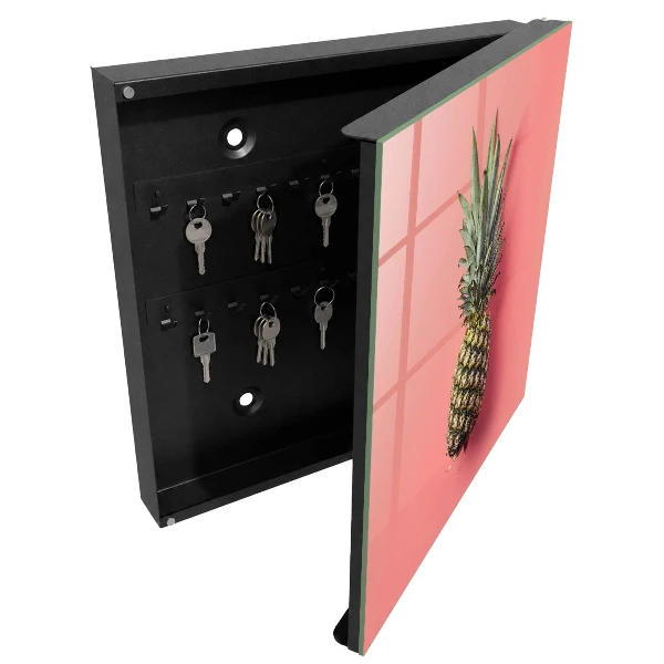 Wall mounted key box Exotic pineapple