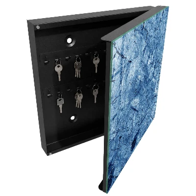 Key cabinet Blue texture