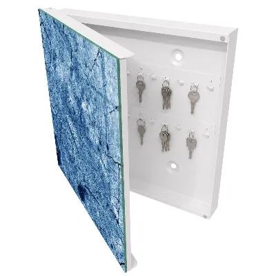 Key cabinet Blue texture