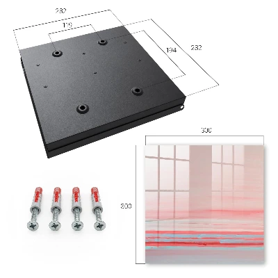 Key box for wall Pastel stripes