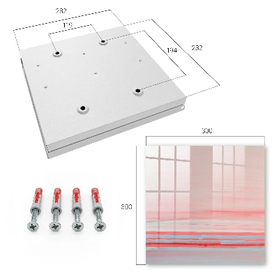 Key box for wall Pastel stripes