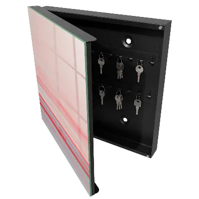 Key box for wall Pastel stripes