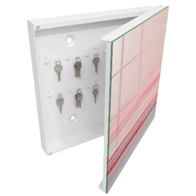 Key box for wall Pastel stripes