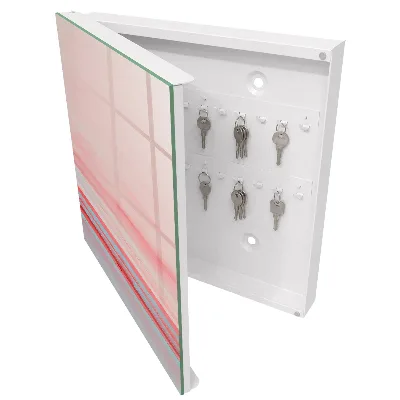 Key box for wall Pastel stripes