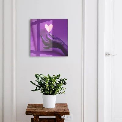 Key box for wall Purple love