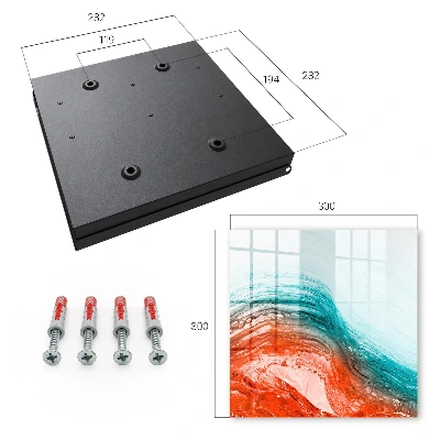 Wall mounted key box Colorful emotions