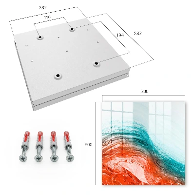 Wall mounted key box Colorful emotions