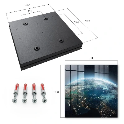 Key cabinet Earth at night