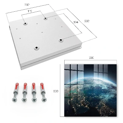 Key cabinet Earth at night
