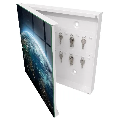 Key cabinet Earth at night