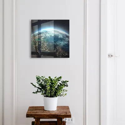 Key cabinet Earth at night