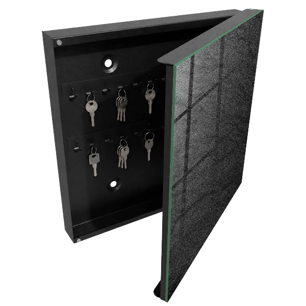 Key box for wall Grey stone
