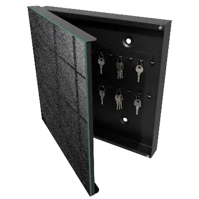 Key box for wall Grey stone